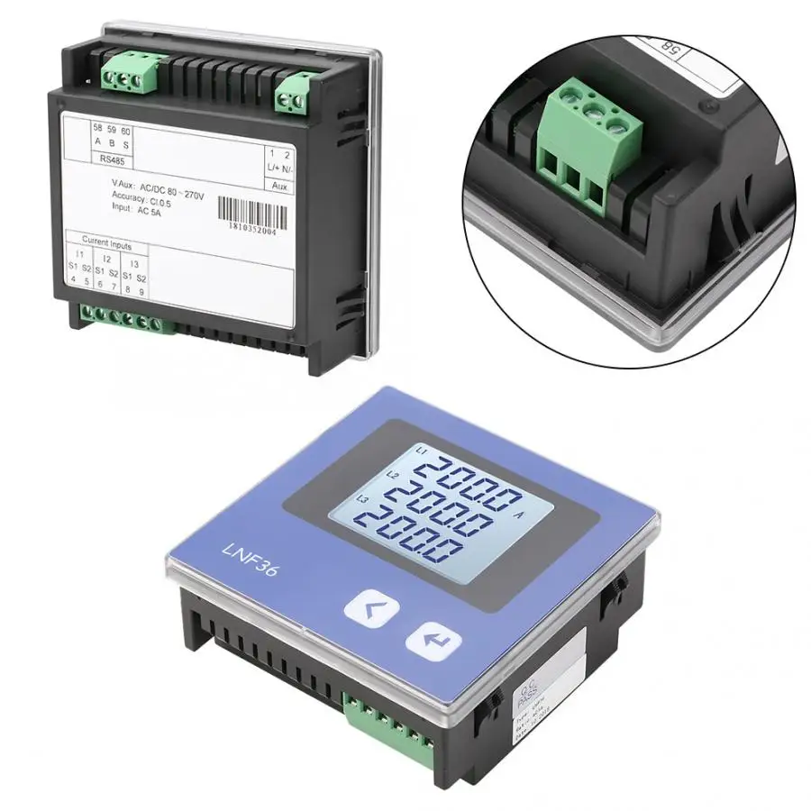 Цифровой амперметр переменного тока интеллектуальный измеритель мощности