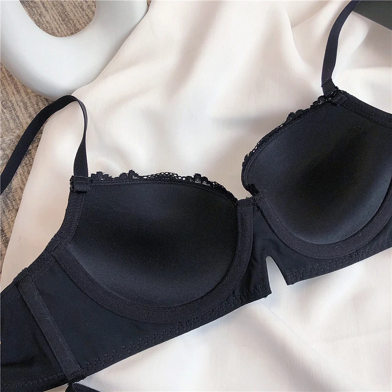 

Comfortable Thicken Cotton Brassiere Embroidery Bras Underwear Set Sexy BCD Cup Plus Size Bra Set Women Lingerie suits Lace