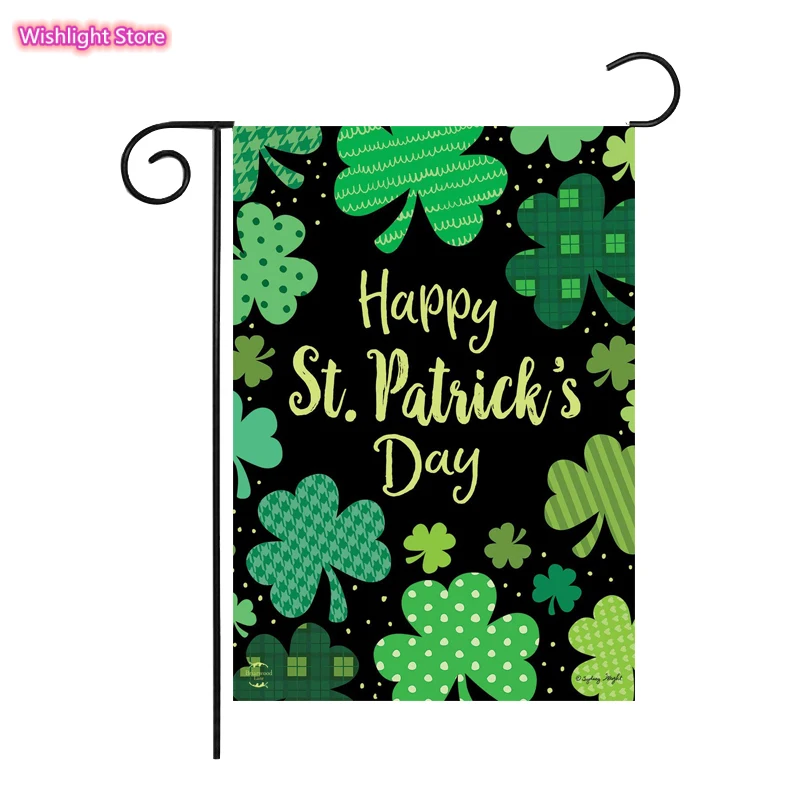 

Irish St. Patricks Day Mini Yard Banner Garden Flag with High Quality Garden Flags House Decor 2021 New Fashion