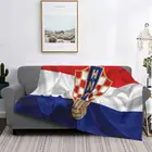 Хорватия 4 одеяла покрывало кровать плед аниме плюшевое одеяло с капюшоном пуховые одеяла покрывала