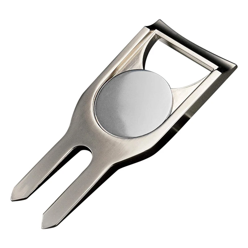

Golf Divot Tool,Multi-Purpose Zinc Alloy Golf Divot Repair Tool with Golf Ball Marker As a Bottle Opener