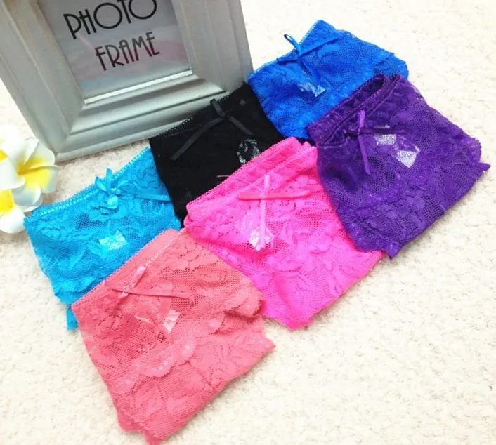 6 шт./лот женские кружевные стринги дамское нижнее белье сексуальные трусики M L XL
