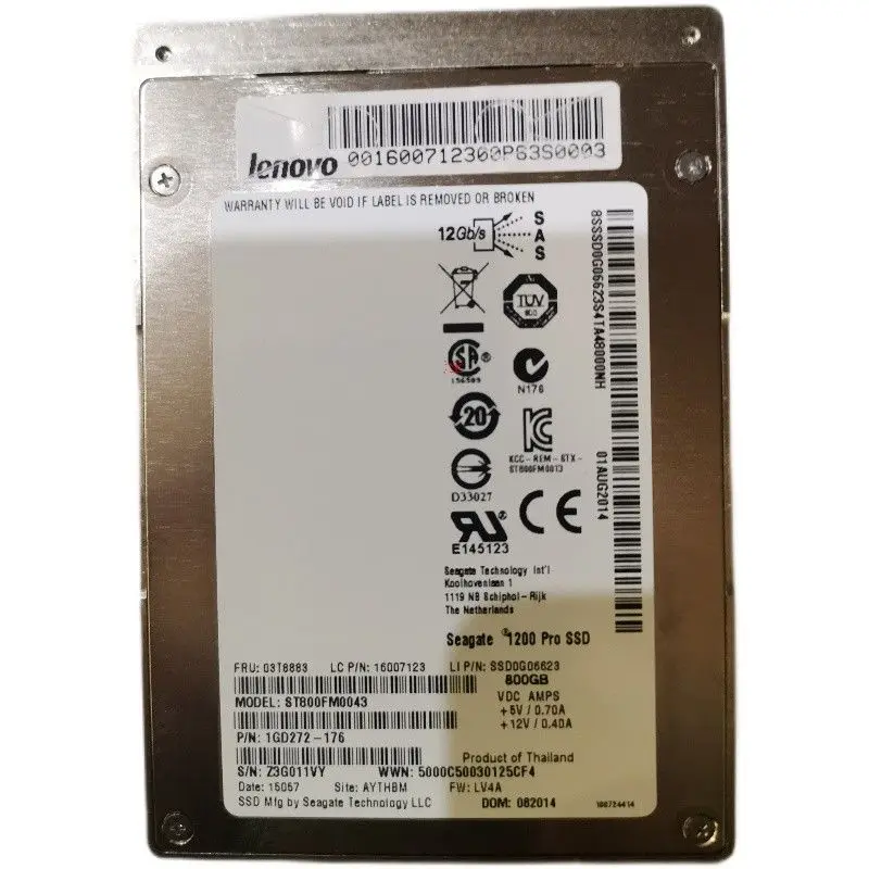 

LENOVO 03T8883 16007123 800G ST800FM0043