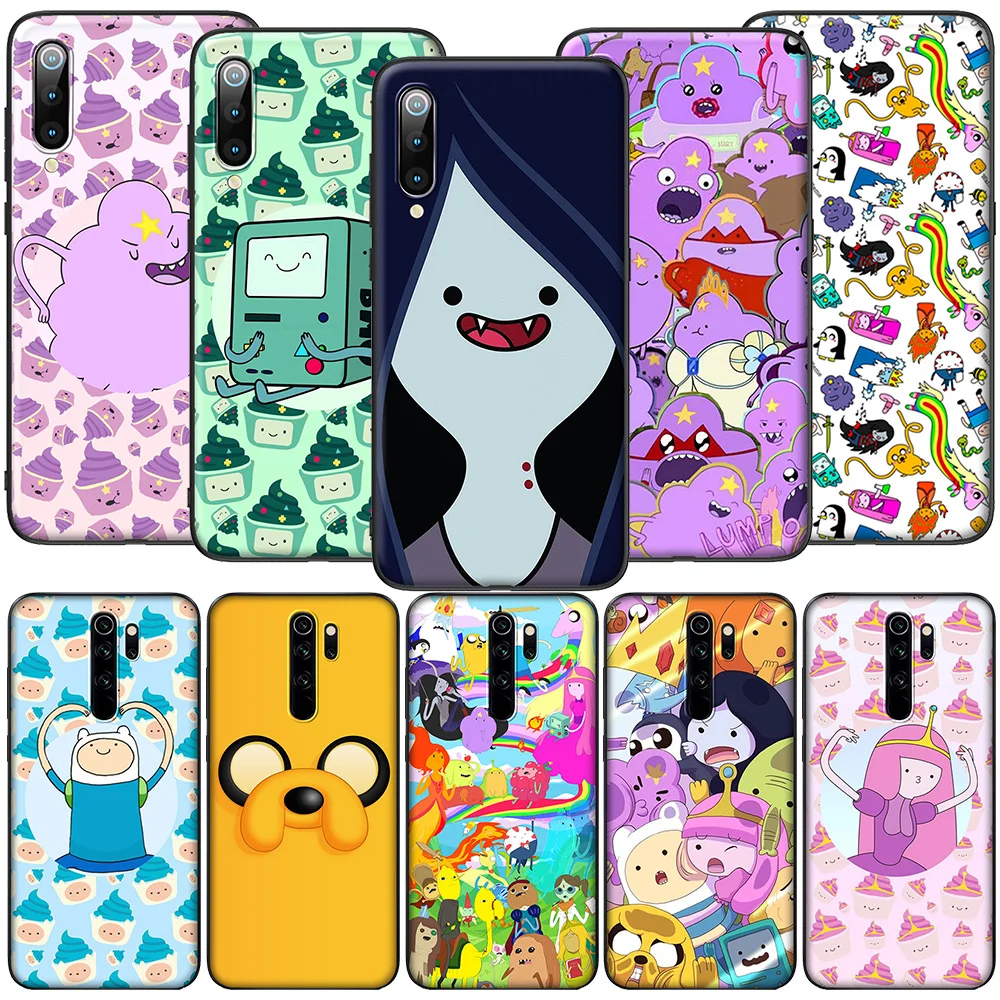 Мягкий силиконовый чехол GX12 Adventure Time Finn Jake для Redmi Note 4X 5 5A Prime 6 6A 7 7A 8 8A 8T 9 9A 9C 9S Pro