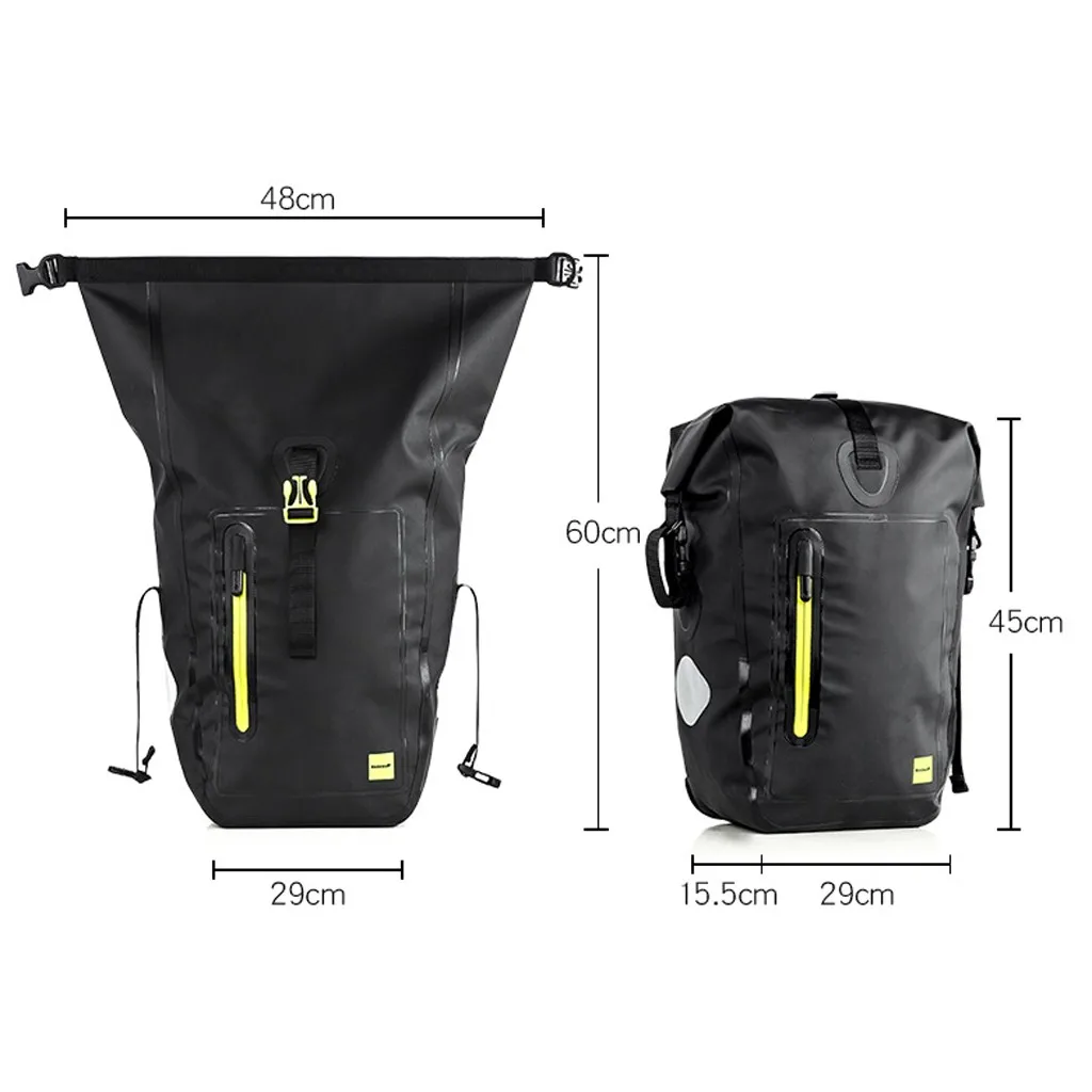 

25l Outdoor Waterproof Travel Bicycle Back Pack Long-distance Bicycle Bag Bicycle Bike Head Handlebar Cell Mobile Phone Bag #RN