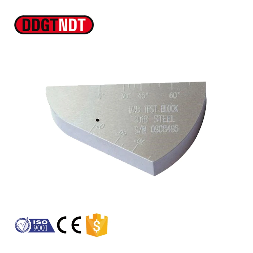 

Ultrasonic flaw detector calibration block DGT V2