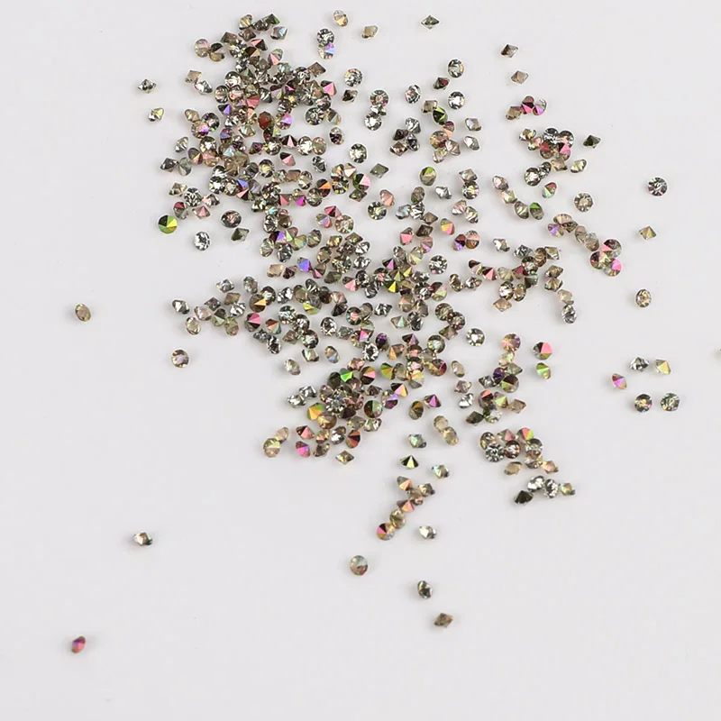 1 2 мм 1440 шт. красочные стеклянные стразы для маникюра и нейл арта|Стразы| |