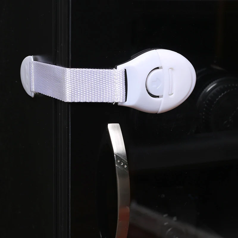 Cerradura de pl&aacute;stico para puerta de caj&oacute;n, cierre de inodoro de armario cerraduras de seguridad para beb&eacute;s, productos de seguridad para ni&ntilde;os, 1/5/10 Uds.-3