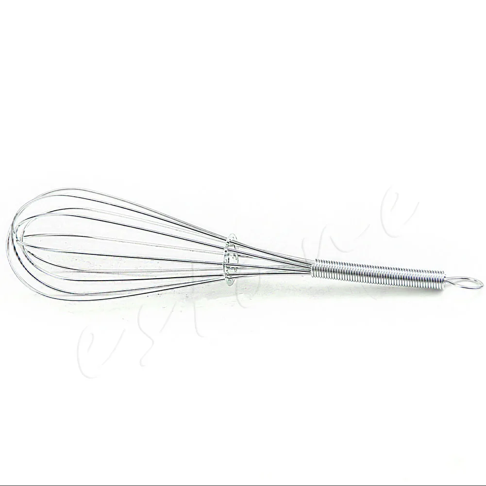

New Stainless Steel Hand Whip Whisk Mixer Egg Beater Kitchen Cooking Tools