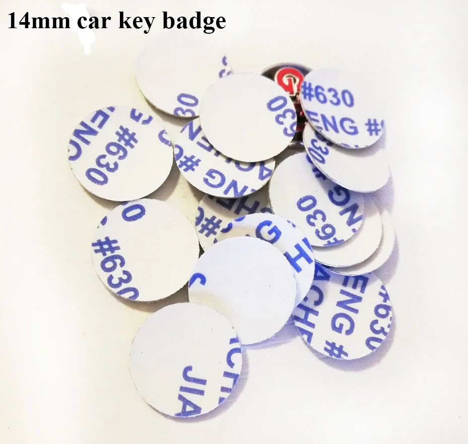 14 мм GTICar ключ логотип наклейка Металлический Брелок Эмблема Ключ