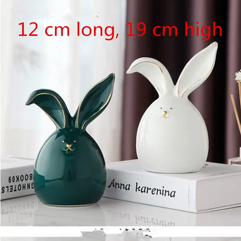 Креативные милые керамические поделки в европейском стиле с кроликами украшения