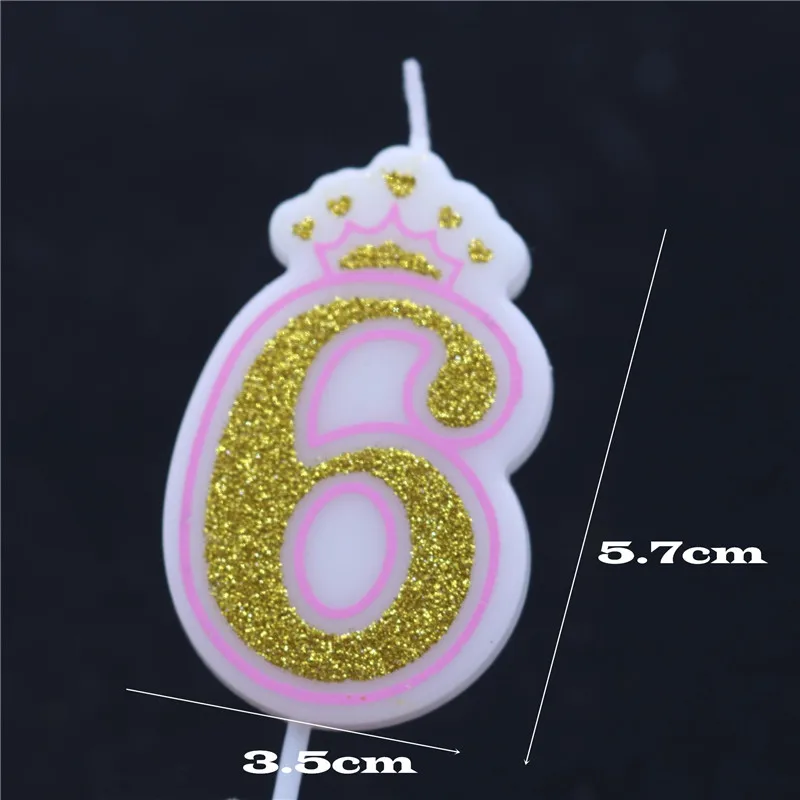 1 шт. цифровые свечи для милых детских праздников подарок на день рождения