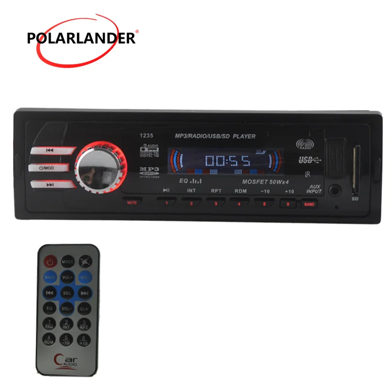 

New Arrival 12V Car Radio FM MP3 Player with USB SD slot supports Play MP3 WMA WAV forma music remote control 1 DIN 1042A