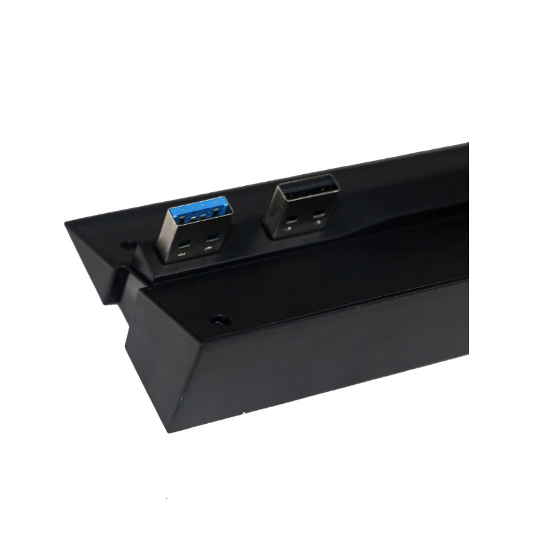 

High Speed 5 Ports USB HUB Extender Adapter +8x Extra High Caps +2x LED Stickers For Playstation 4 PS4 Console