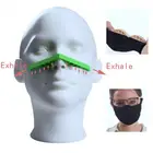 Силиконовая противотуманная маска для очков, 15 шт., многоразовая прокладка для мостика носа для защитной маски для лица, увеличивает пространство для дыхания