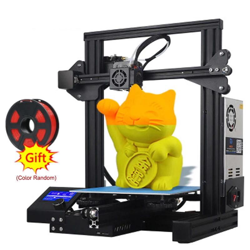 

3D-принтер wanqi, высокая точность, набор для самостоятельной сборки, восстановление печати после отключения питания, большой размер, быстрая с...