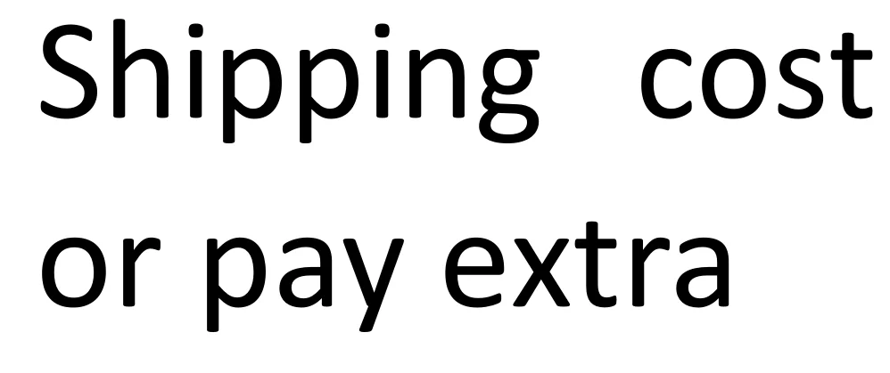 Стоимость доставки или дополнительная оплата| |