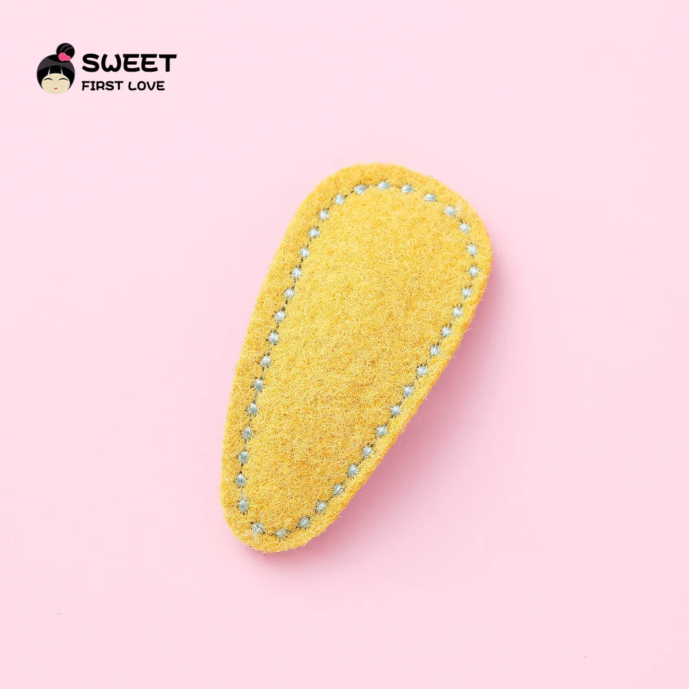 Нейлоновые заколки для волос BB милые нитки с каймой однотонные головные уборы