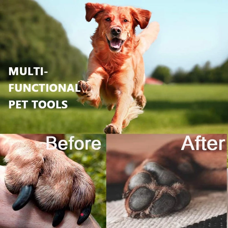 

Dog Nail Grinder with LED Light-Electric Pet Nail Trimmer for Small and Medium Dogs and Cats