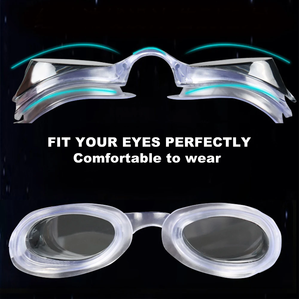 1 шт. профессиональные силиконовые очки для плавания анти туман УФ Силиконовая