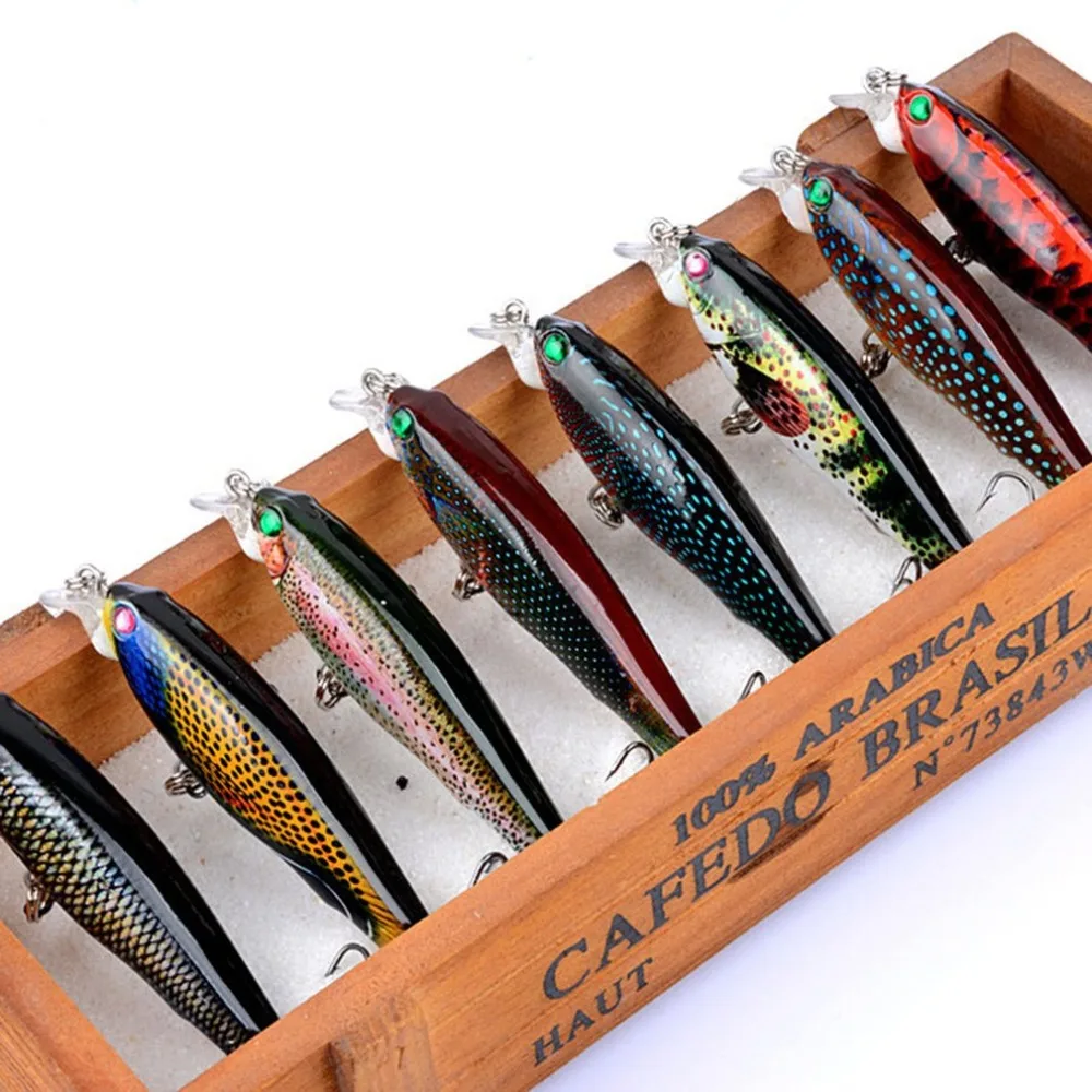 

LB98 Simulation Lifelike Fishing Lure Fish Crankbait Wobbler Tackle Artificial Swimbait