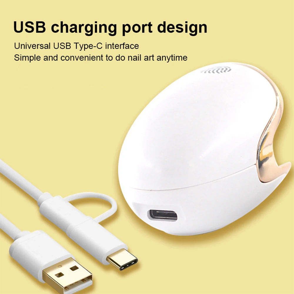 Мини-USB-Сушилка для ногтей 6 Вт Светодиодный лампа 3 светодиодный УФ-лампа сушки