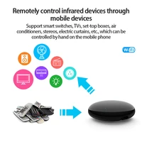 tuya wifi infrared remote control smart home app control appliance air conditioner with temperature and humidity sensor function