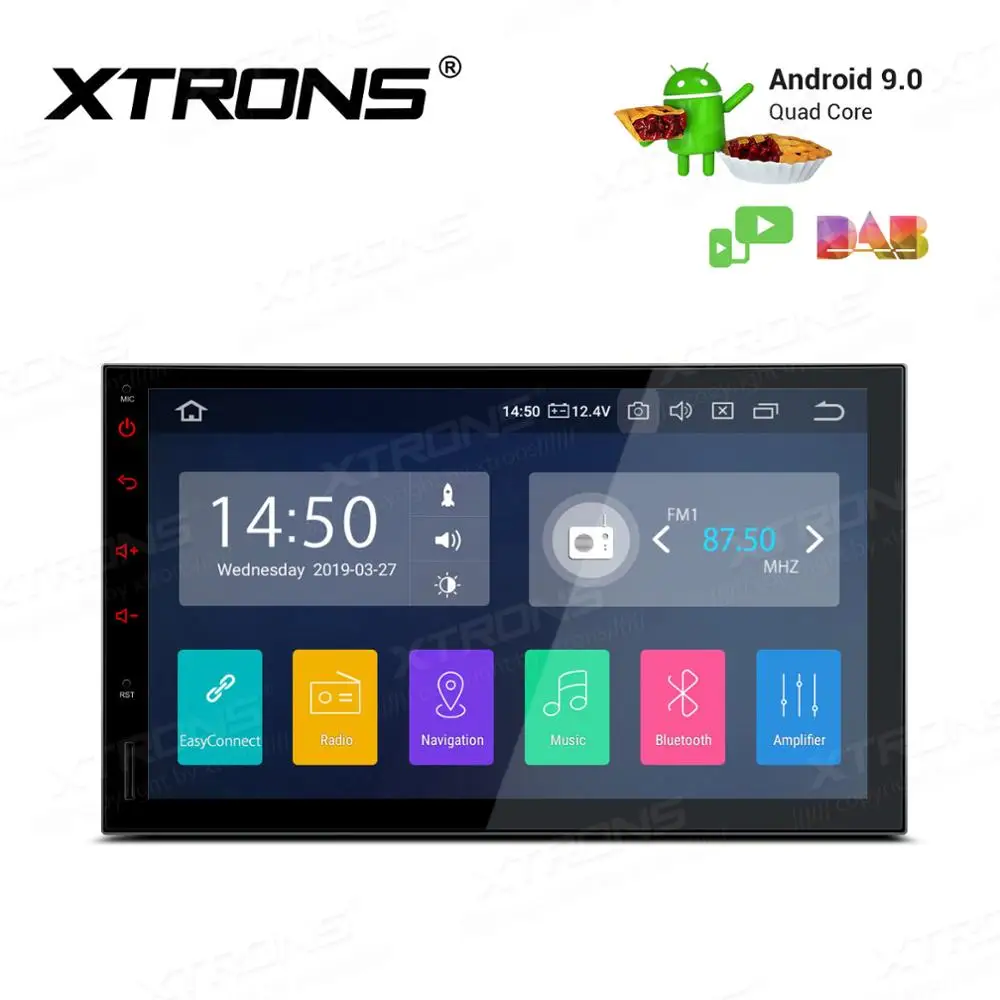 XTRONS 7 'ɺndroid 9 0 Автомобильный мультимедийный плеер Радио стерео gps навигация DAB