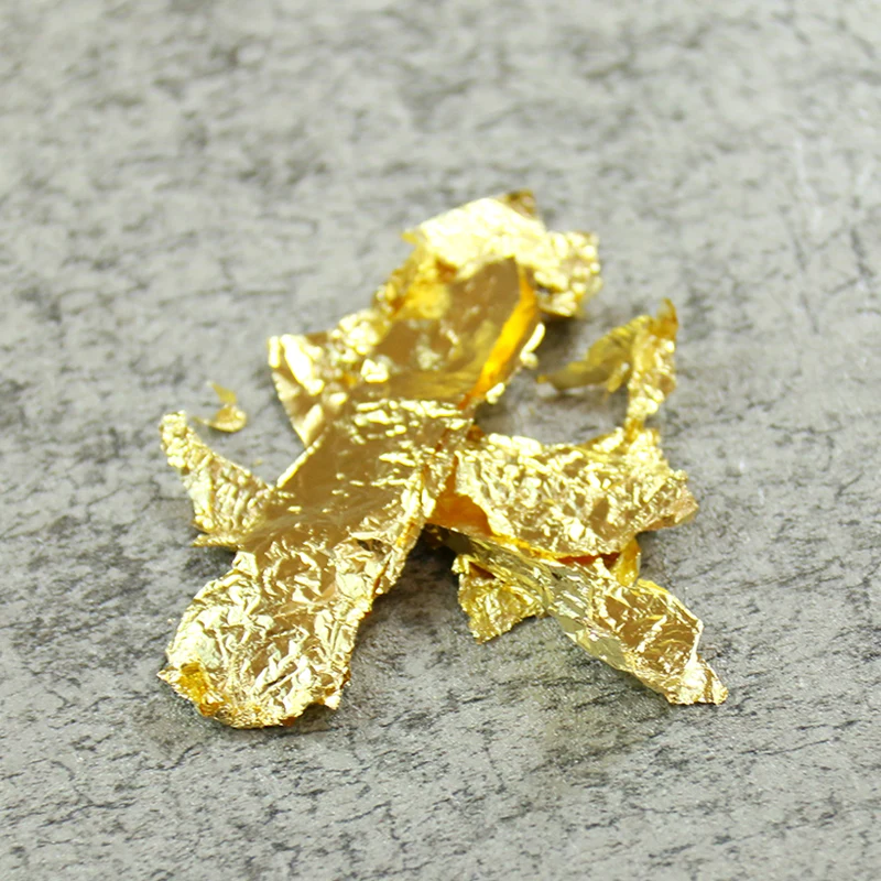 20 г имитация золотых листьев медная фольга фрагмент блестящая бумага для