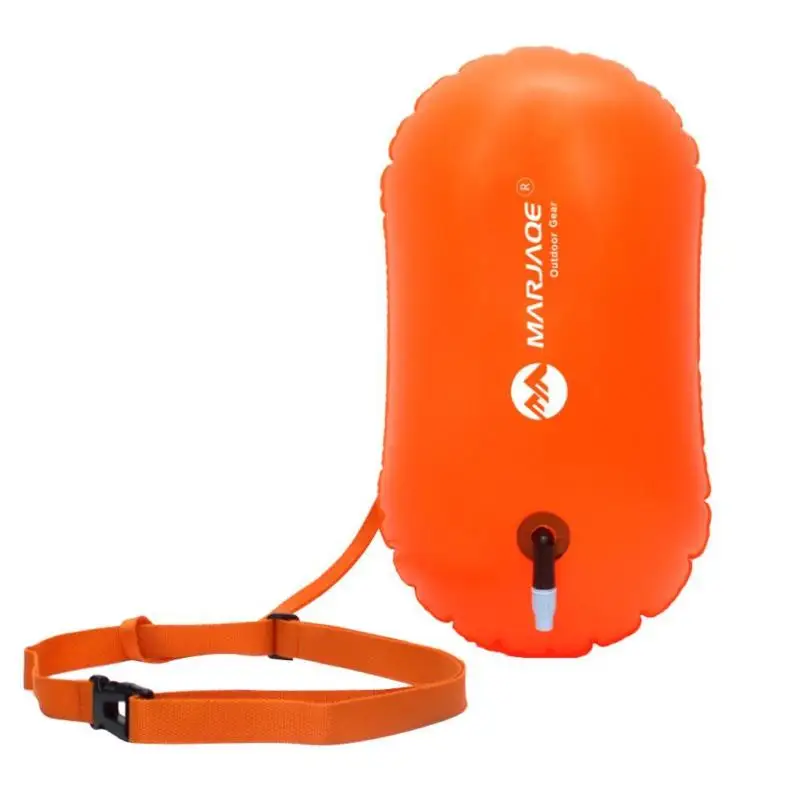 

Safety Swimming Buoy PVC Bright Color Float Air Dry Bag Swim Buoy Single Airbag Inflatable Swimming Bag Open Water Floating Ring