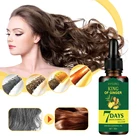 Маска для волос с имбирем, 30 мл, 7 дней, эфирное масло для волос, эфирное масло для ухода за волосами, эфирное масло для сухих и поврежденных волос TSLM1