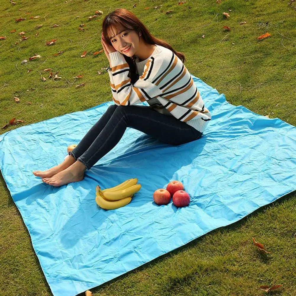 

Practical Special Camping Picnic Ground Mattress Nylon Beach Blanket Comfortable for Park