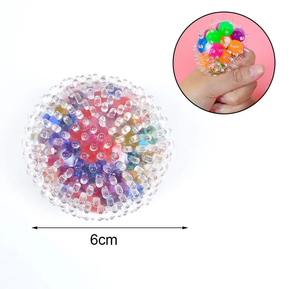 

Mesh Ball Stress Squeeze Grape Toy Anxiety Relief Stress Stress Squeezing toy Ball Adult Ball Children The Newest A1O5