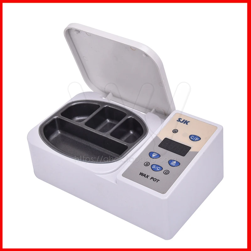 Dental LED Display 4-Well Wax Heater Dipping Pot Portable Analog Heater 220V Dental Lab Equipment dental supplies
