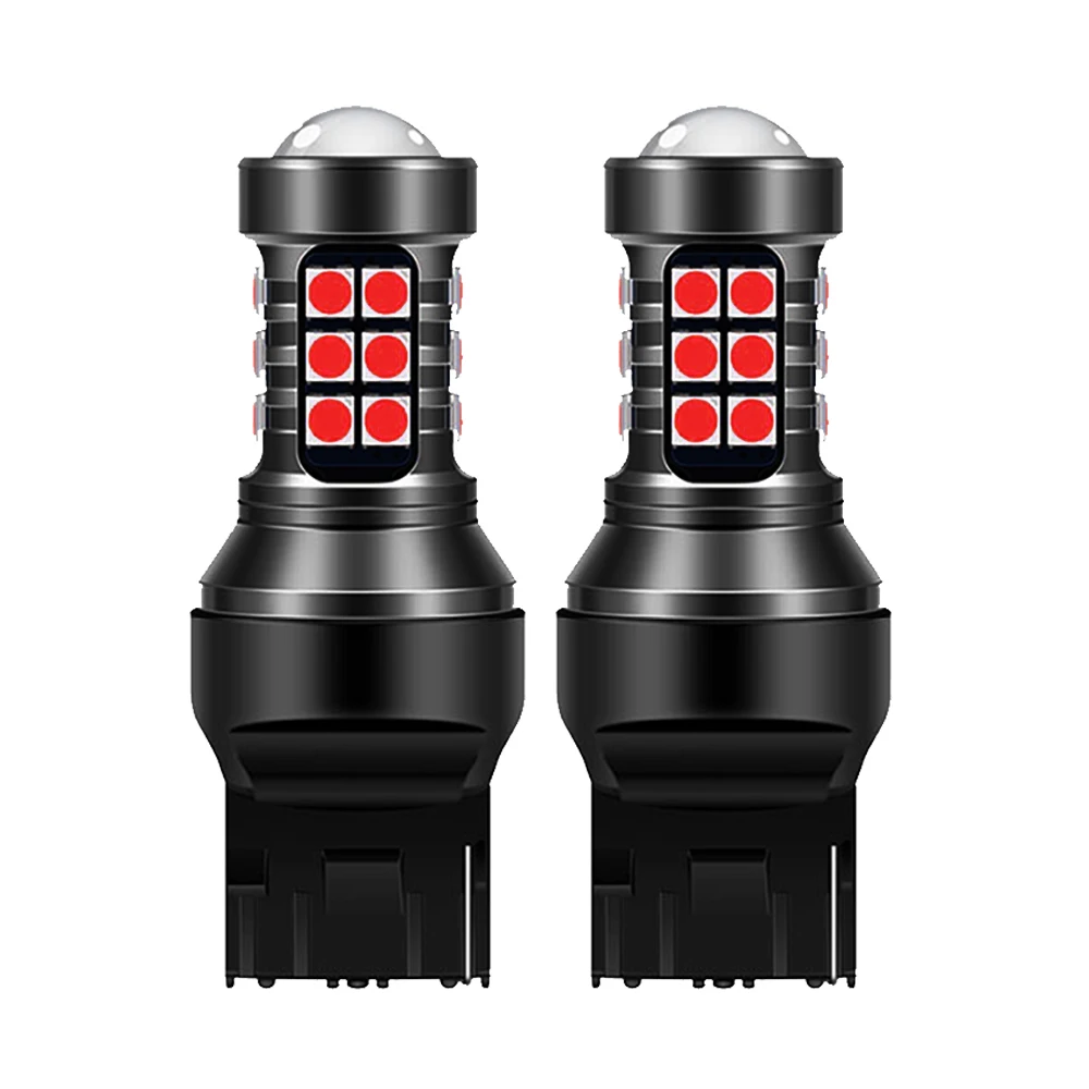 2x светодиодный стоп светильник T20 W21W W21/5 Вт WY21W 7440 7443 лампы T25 3157 3156 P27/7 BAU15S 1156 P21W