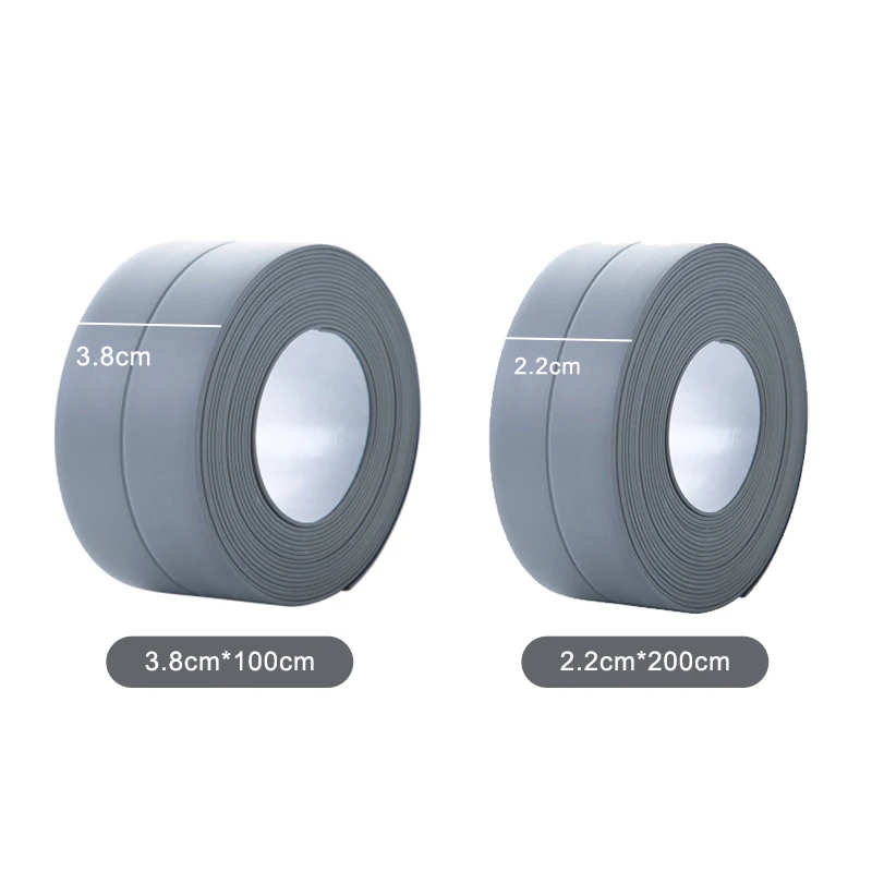 

New Sealing Strip Bathroom Shower Sink Bath Caulk White PVC Self Adhesive Waterproof Wall for Bathroom Kitchen