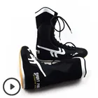 Профессиональная дышащая Нескользящая боксерская обувь с высоким берцем, кроссовки для борьбы