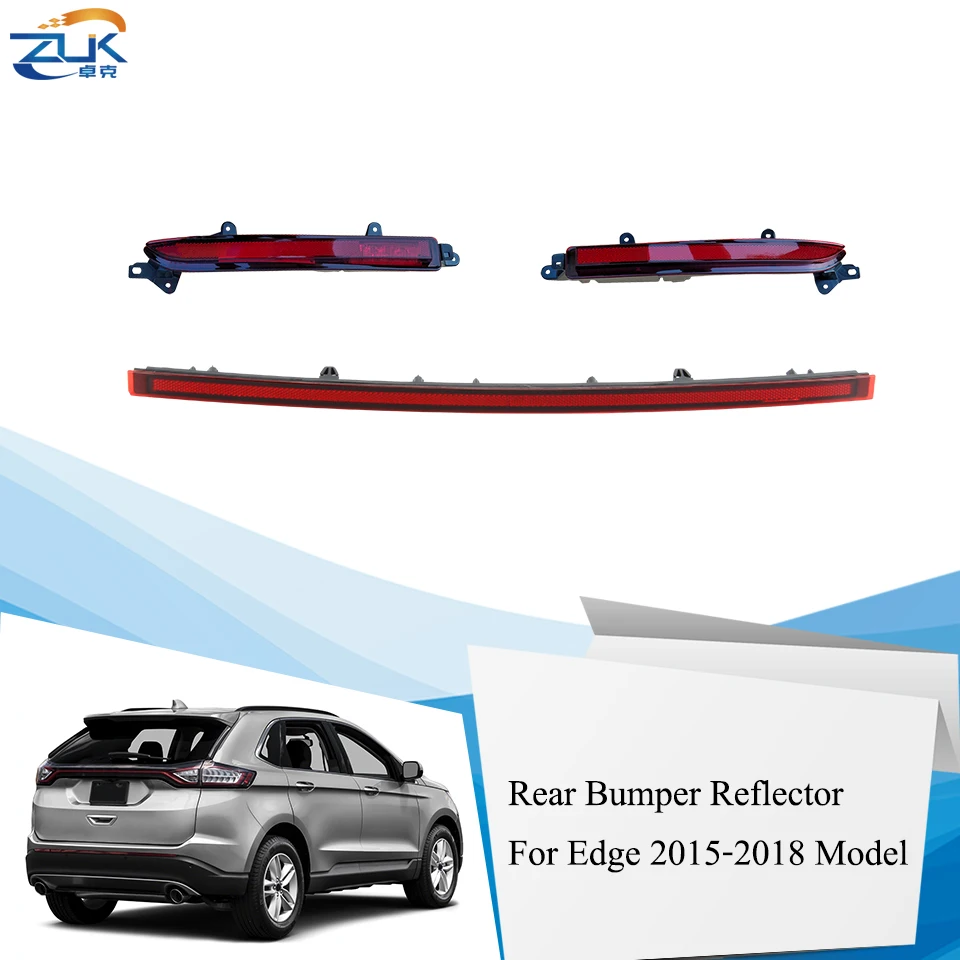 ZUK задний отражатель противотуманная фара для бампера Туман светильник Ford EDGE 2015