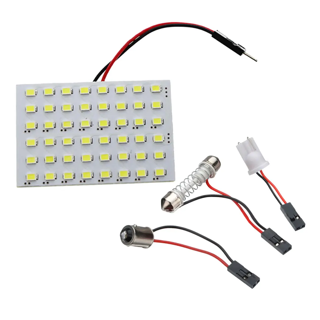 

White Blue Warm White T10 W5w Cob 48SMD Car Led Auto Interior Reading Lamp Bulb Light Dome Festoon Vehicle Panel Car Trunk Lamp