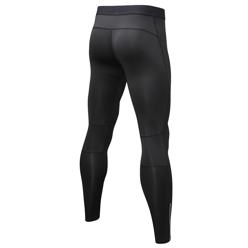 Для мужчин для фитнеса кроссфита тренировочные леггинсы с светоотражающий