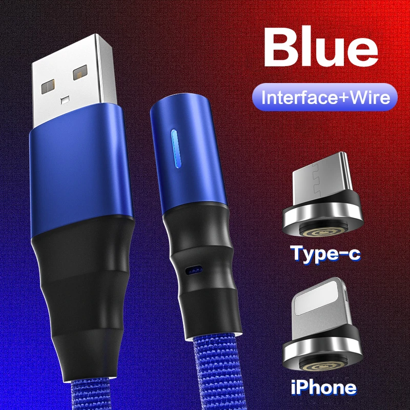 Магнитный Micro USB кабель для iPhone samsung Быстрая зарядка данных провод шнур магнитное зарядное устройство usb type C 1,2 m кабель для мобильного телефона - Цвет: For iPhone Type C