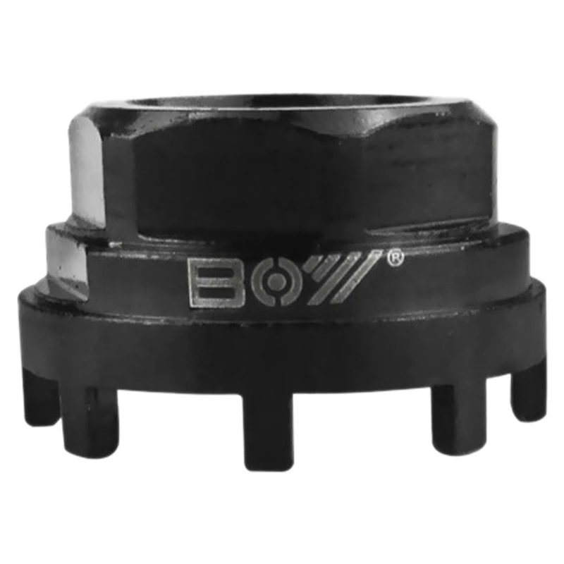 

BOY Bicycle Crank Remover Bottom Bracket Shaft Repair Tool Bike Part Extractor Steel Bicycle Tools Eight Claw Sleeve