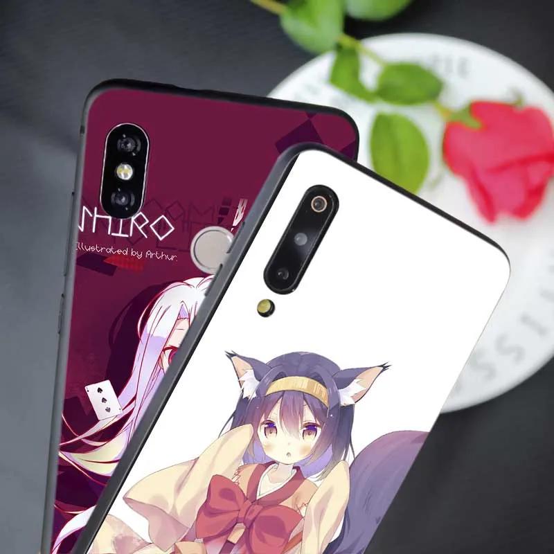 Чехол для телефона Anime No Game Life xiaomi mi 10 pro 9 9t se 8 pocophone f1 mix 3 мягкий силиконовый чехол |