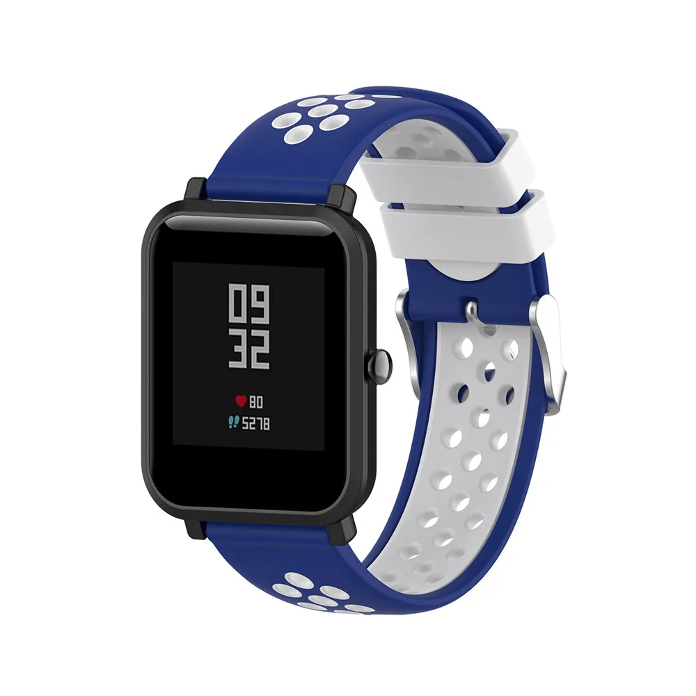 Силиконовый ремешок 20 мм для Garmin VIVOMOVE 3/HR Sport для samsung Galaxy Watch 42 мм R815 для Timex Weekender/Expedition