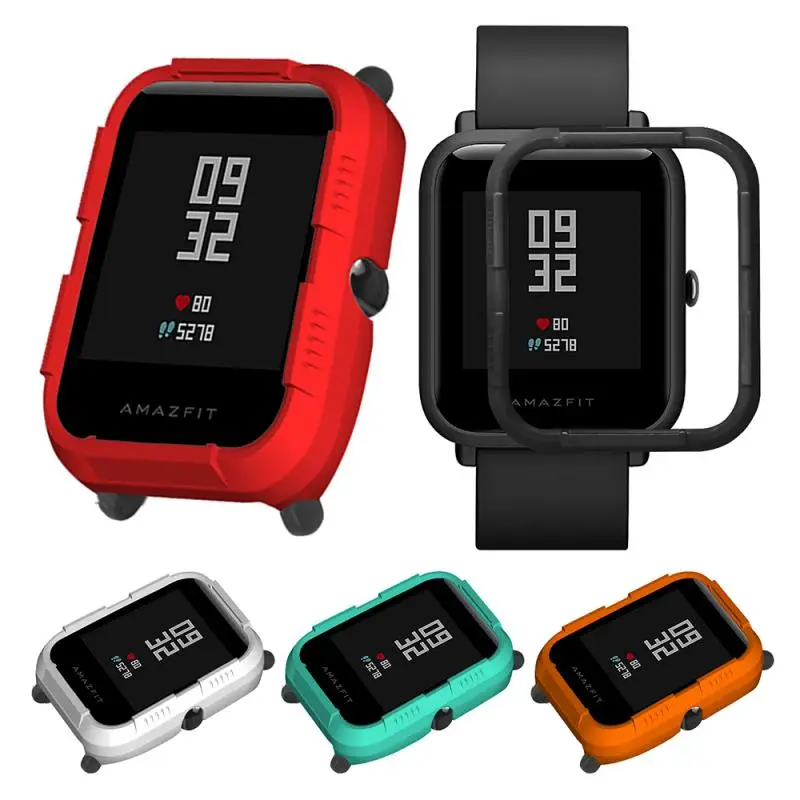 Защита экрана для Xiaomi Amazfit Bip Молодежный корпус часов ПК Часы умные