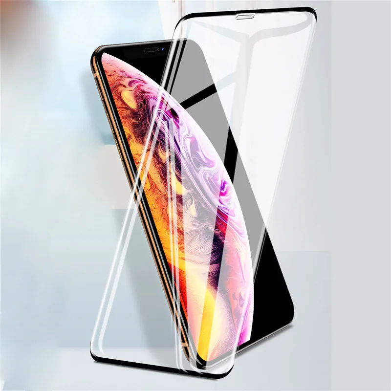Binmer 1/2 шт полное покрытие закаленное стекло протектор для IPhone 11 6 1 дюймов против