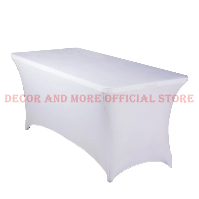 6 футов/8 футов обтягивающая настольная ткань для отеля банкета свадьбы