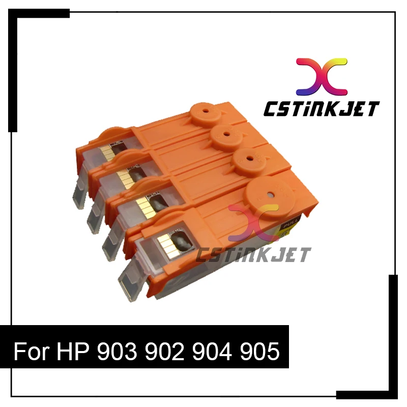 DHL доставки CSTINKJET чернильный картридж чип для HP 904 OfficeJet 6950 6951 6954 6958 6960 6962 6968 6970 6975 6978