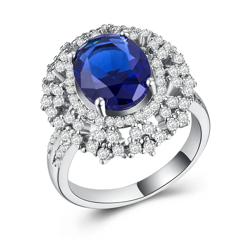 B1133 Bague Ringen женское 925 пробы Серебряное кольцо Wtih 10 мм Большой цитрин драгоценный камень серебряные ювелирные изделия для помолвки женские подарки Размер 6-10 - Цвет камня: B1133