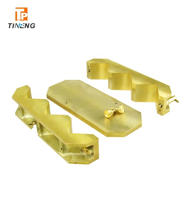 

2" Brass Three gang cube mould